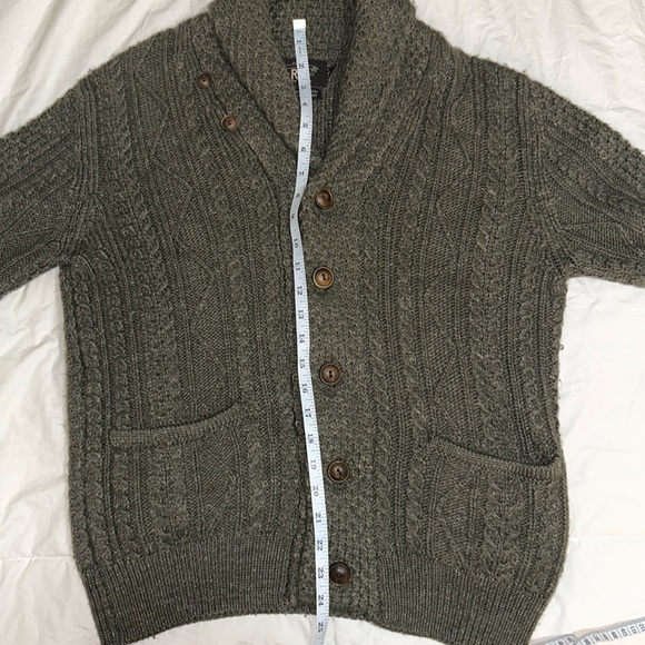 Ralph Lauren Double RL Cable Knit Cardigan - Picture 11 of 14